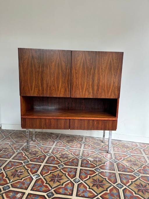 Palissander highboard, jaren '60