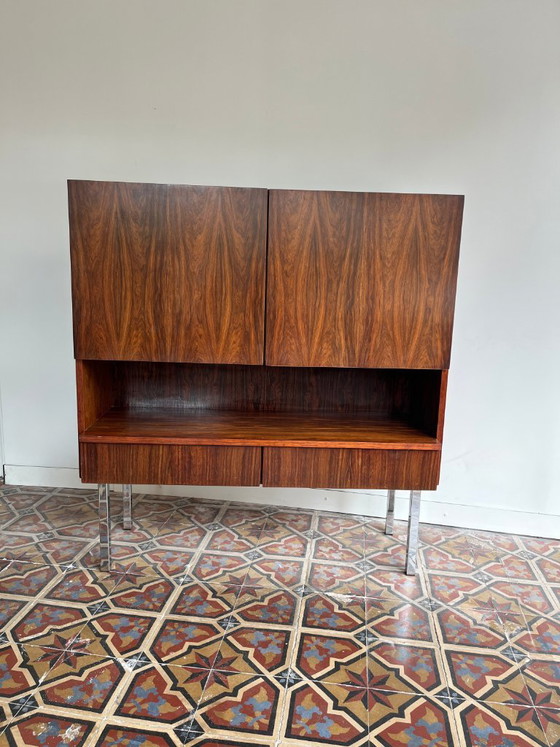 Image 1 of Palissander highboard, jaren '60