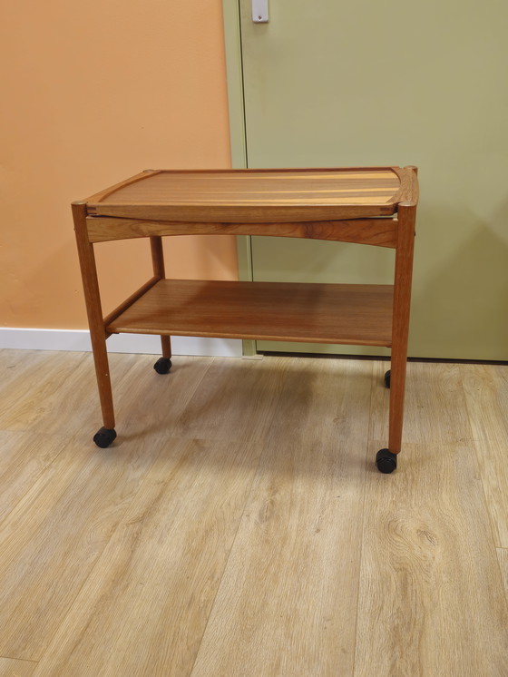Image 1 of Vintage Poul Hundevad Serving Trolley Drinks Cart