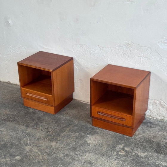 Image 1 of Pair of G-Plan "Fresco" Nightstands, 1970
