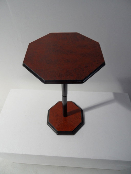 Mesa auxiliar octogonal vintage