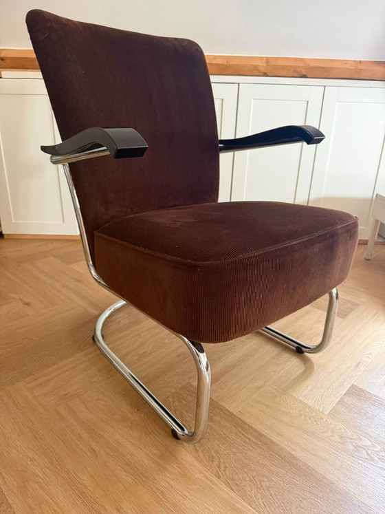 De Wit 4053 Sessel für Gispen – Kunststoff, Stoff (photo 3 of 8)