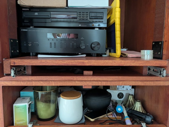 Image 1 of Oak TV/radio cabinet