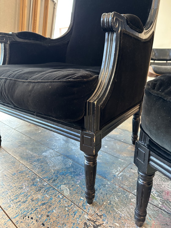 Image 1 of Fauteuils en velours