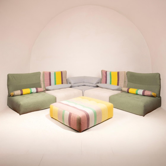 Divano Modulare Roche Bobois con Tessuto Kenzo 1990 Italia – Divani modulari, Cotton, Postmodern (photo 10 of 26)
