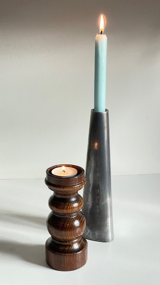 Image 1 of BOUGEOIRS Bois et Métal Ikea VINTAGE