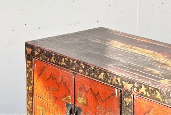 Image 1 of Cómoda de madera de olmo de la dinastía Qing, finales del siglo XIX