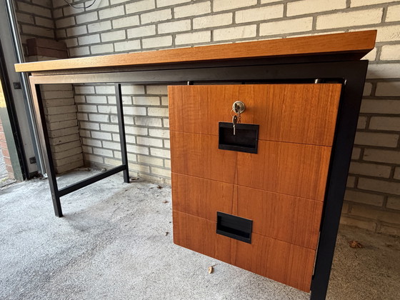 Image 1 of Vintage Dutch design desk Cees Braakman Pastoe Japanese series