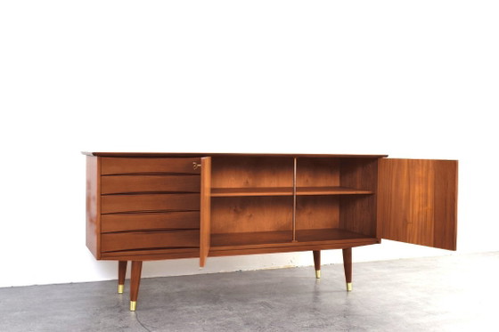 Aparador de teca Mid-Century de Fredrik A. Kayser, Noruega, años 60., Fredrik Kayser, Aparadores, Madera (foto 12 de 15)