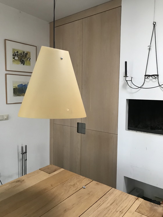 Image 1 of 2 lampade a sospensione Leucos in vetro di Murano