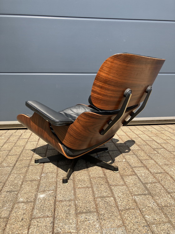 Image 1 of 2x Eames Lounge Chair Contura/Fehlbaum 1950er Jahre