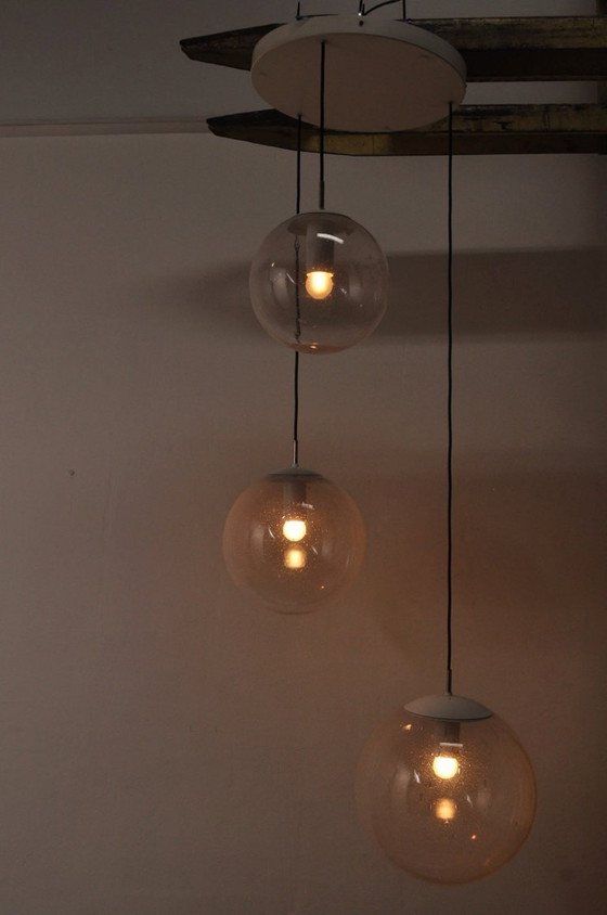 Image 1 of Vintage 3-light pendant lamp, 60s/70s