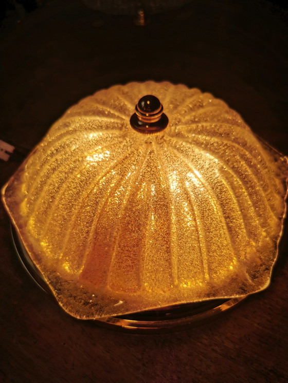 Image 1 of Murano ijsglazen plafond- of wandlamp