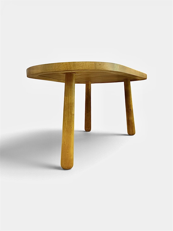 Organic style Coffee table in walnut burl, France circa 1950., Wood, Brown (photo 2 of 6)