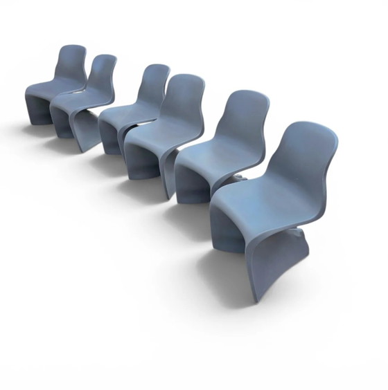 6 x Her Chair gris mat de Casamania / Fabio Novembre / – Fauteuils de relaxation (photo 2 of 7)