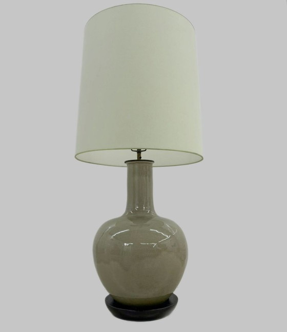 Große Celadon-Stehlampe – Stehleuchten, Ceramic (photo 6 of 7)