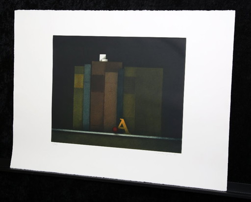 Meckseper, Friedrich - Hans Christian Andersen - Color etching - hand signed