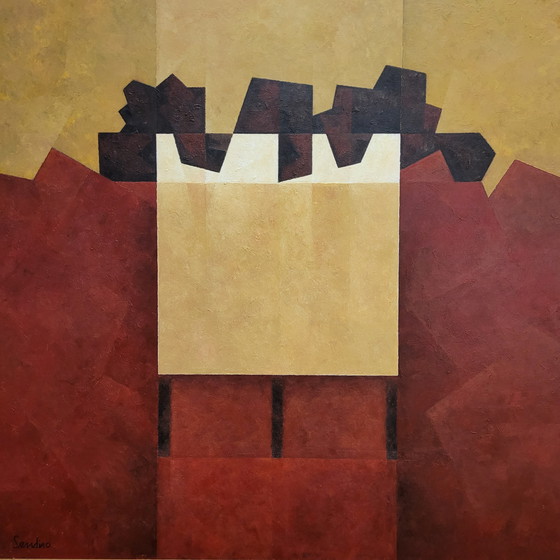 Image 1 of Acqua encaustica “Qvadrum”, Julio Sendino, 2019 - Arte contemporanea