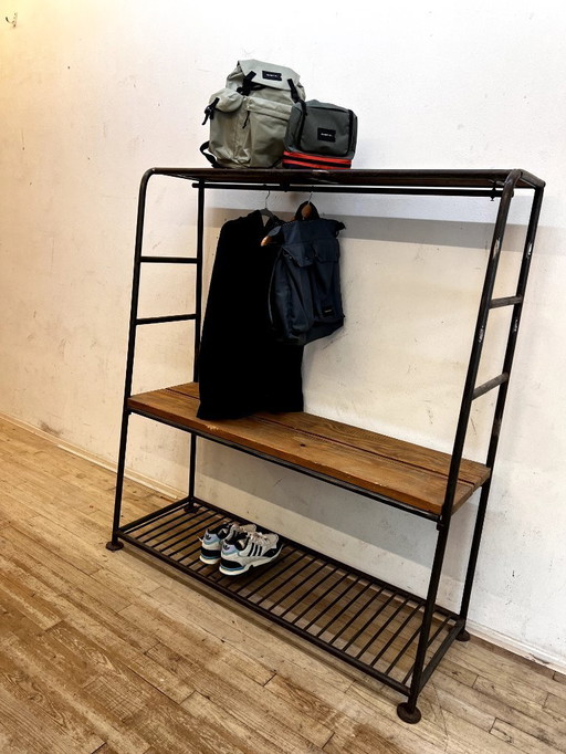 Vintage industrial shelf / wardobe