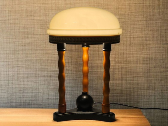 Image 1 of Wooden table lamp, Temde lamps 1980s