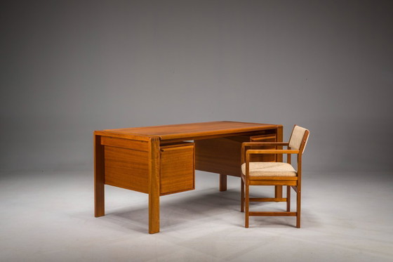 Image 1 of Freistehender Teakholz-Schreibtisch von GV Møbler, Mid-Century, 1960er Jahre