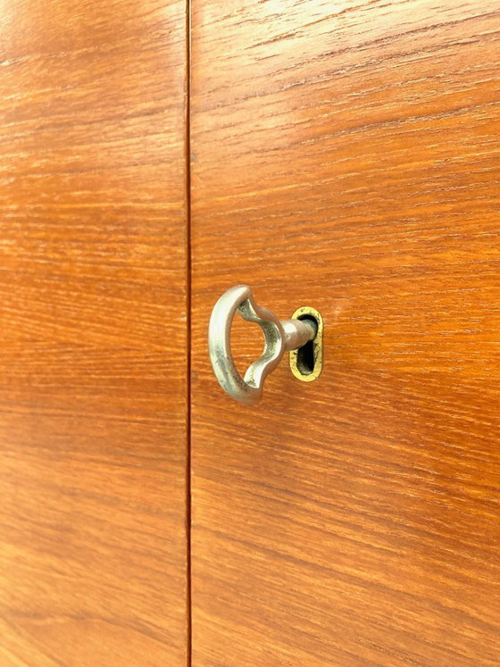 Image 1 of Mid-century vintage teak kleerkast/wandkast 1960's