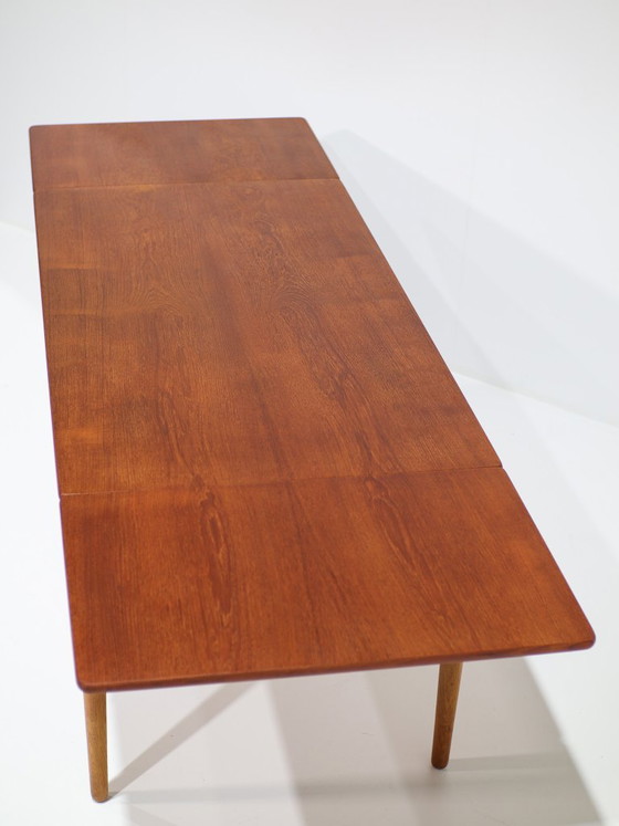 Hans J. Wegner Desk AT-305 Drop-Leaf Teak Oak 1950s – Hans Wegner, Wood, Vintage (photo 16 of 17)