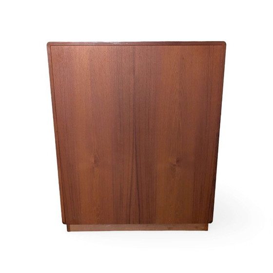 Original Dyrlund Midcentury Sekretär Kommode Teak Schminktisch, Kommoden, Holz, Braun (Foto 9 von 9)