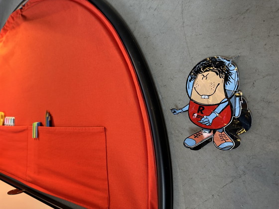 Image 1 of Vintage design ‘Rudy’ folding table - Giorgio Manzali for Bobaldo