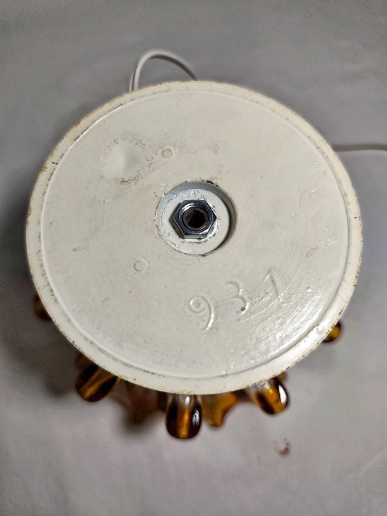 Image 1 of Lampada da tavolo in cristallo. Italia, anni '70.