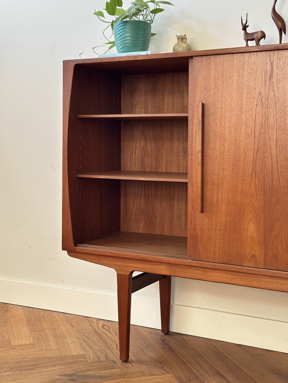 Vintage highboard Danish buffet cabinet teak wood 1950s/60s/70s – Sideboard cabinet (photo 11 of 15)