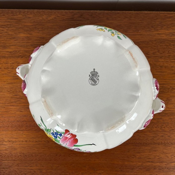 Image 1 of Piatto da portata/zuppiera con manico KG Lunéville, 1950, modello Réverbère