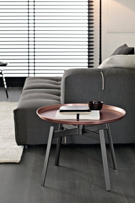 Image 1 of B&B italia Husk side table, table, bedside table copper version