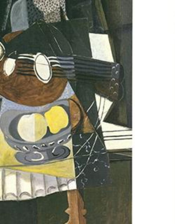 Image 1 of Georges Braque – Nature Morte au Compotier, Bouteille et Mandoline | Cubist Art Print
