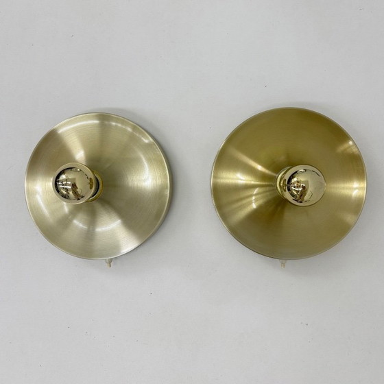 Image 1 of Lampada a disco honsel space age di design di metà secolo, anni '70, attribuita a Charlotte Perriand per les arcs