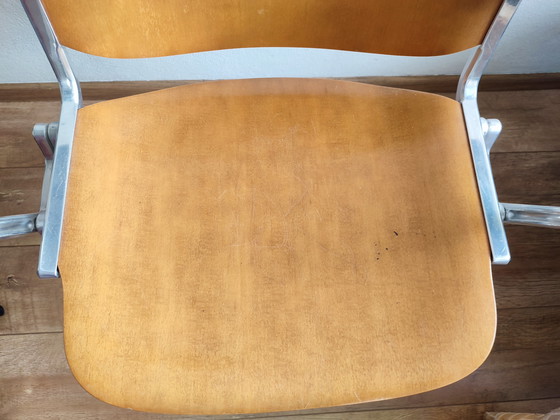 Image 1 of Sedia da ufficio sedia da scrivania Castelli legno metallo