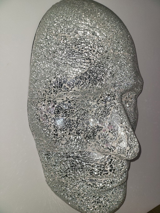 Image 1 of Unique glass sculpture of a man