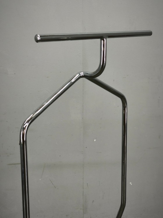 Image 1 of Mücke Melder Bauhaus Chrome Valet Stand, Czechoslovakia 1930s