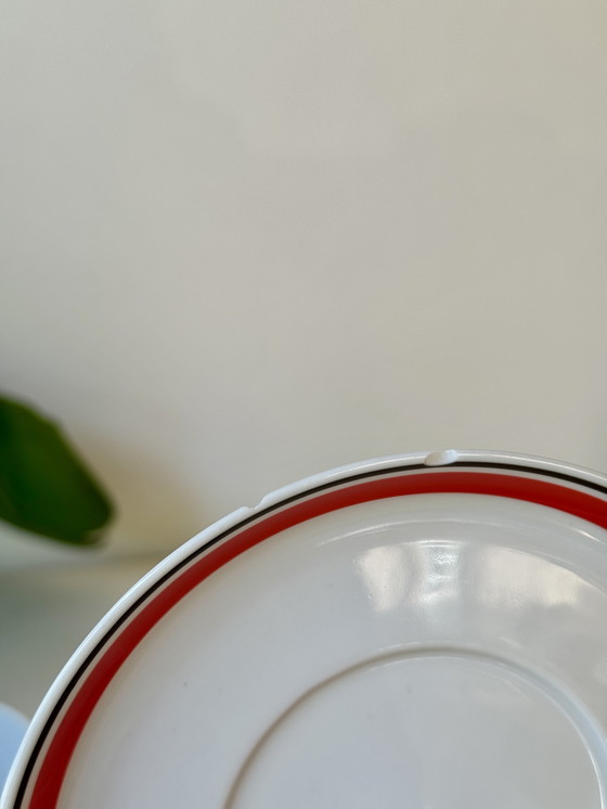 Image 1 of Vintage IKEA Accents Cup and Saucer Set - Spal Portugal, 1970s
