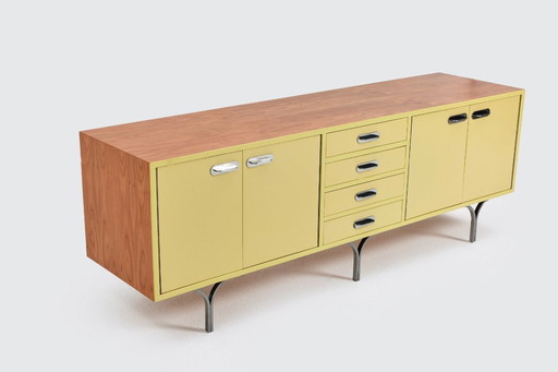 Industrial Vintage Mid-Century Sideboard, Steel, 1960s