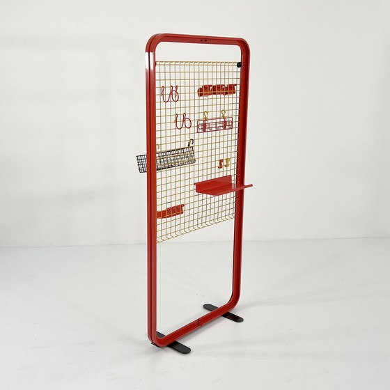 Image 1 of Rode Binetta Staande Organiser Door Boccato, Gigante & Zambusi Voor Seccose, 1980S