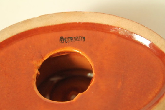 Germany Ceramic Candle Holder Jasba Keramik, 60s-70s Pop Art Style I (photo 8 of 11)