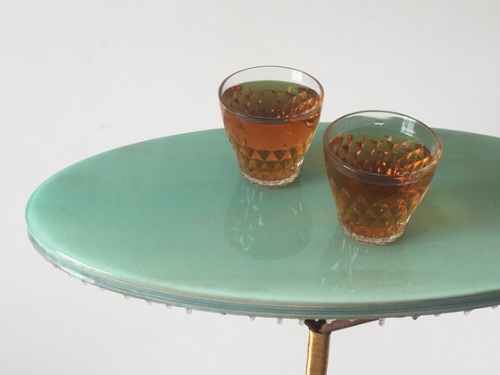 Image 1 of Ndebele Nomadic Table by Melchior van Dansik, Lagoon