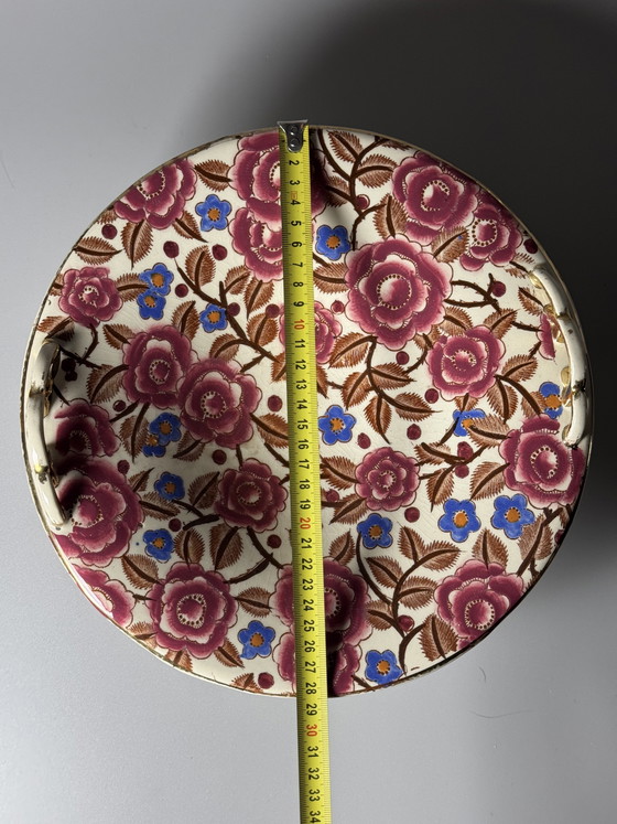 Image 1 of Boch Frères Keramis Art Deco Centerpiece by Raymond Chevalier, Belgium, 1930s