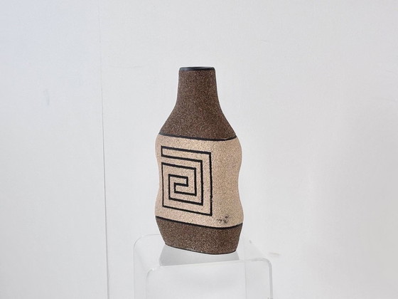 Katharina Eichler Vessel Sculpture, Nerikomi Ceramics, Unique Character, Vases, Brown, Modern (photo 3 of 11)