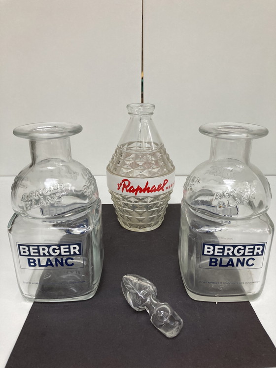 Image 1 of 3 caraffe da aperitivo vintage BERGER BLANC e RAPHAËL