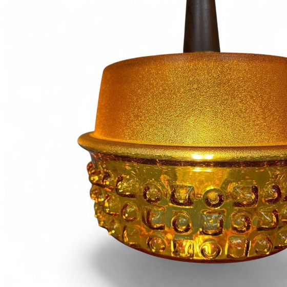 Image 1 of Suspension en verre vintage