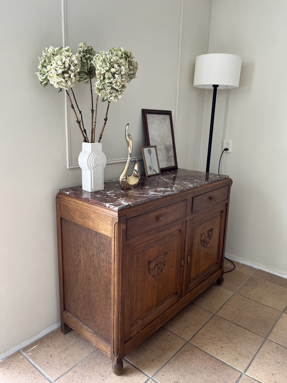 Image 1 of commode en marbre vintage