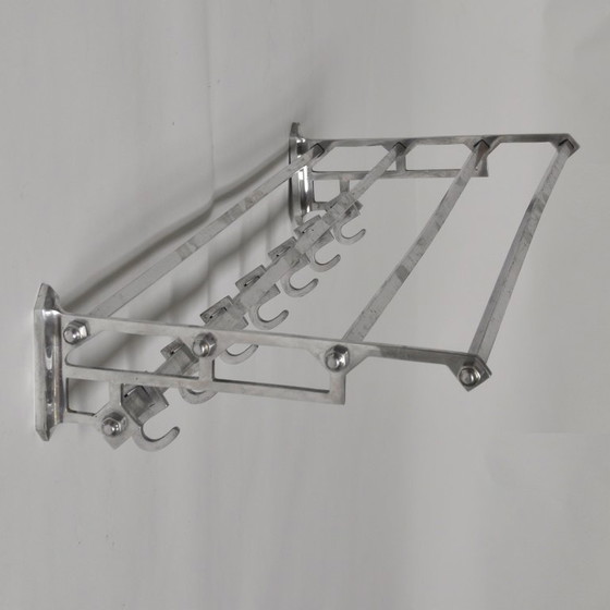 Appendiabiti Art Déco, anni '50 – Aluminium (photo 5 of 9)