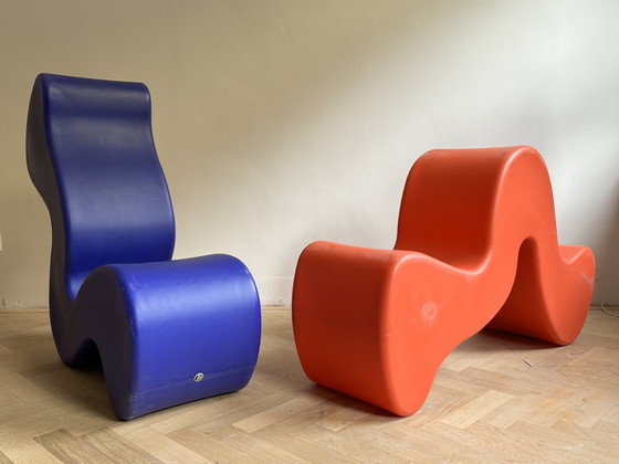 Image 1 of 2x Verner Panton phantom armchairs